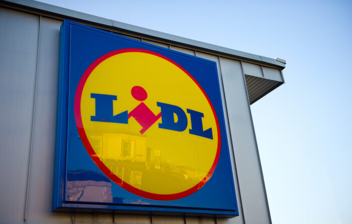 Photo of Lidl store front.