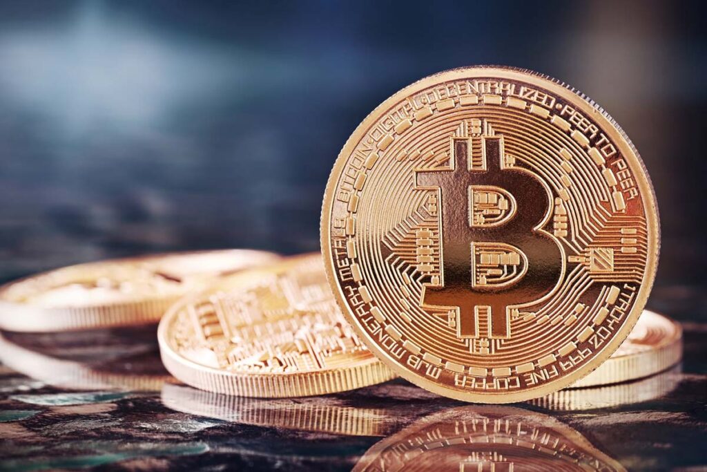 Close up of a bitcoin, representing the Australian man who claimed to be Satoshi Nakamoto, the person to invent bitcoin.