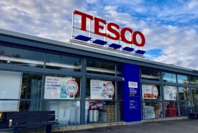 UK famous super grocery store brand ,Tesco